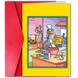 1pc, happy birthday card, funny friend birthday card, humorous birthday card, hilarious birthday card, for family him her