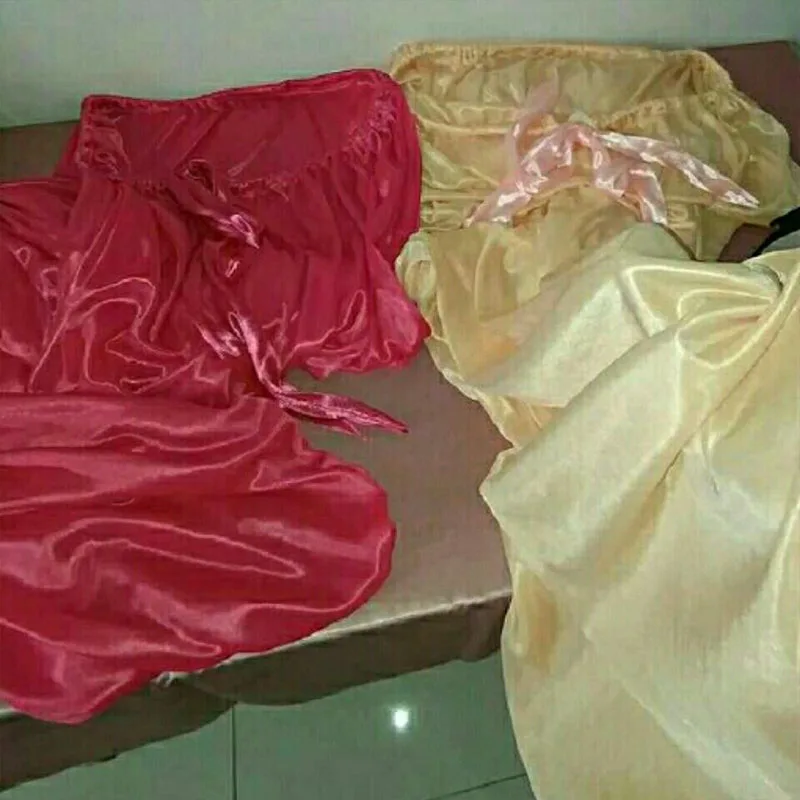 Плюс размер глянцевое атласное свободное платье макси ледяной шелк без рукавов пара шелковистый на ощупь эластичный мягкий сексуальный длинный спальный мешок abdl waddle ﻿