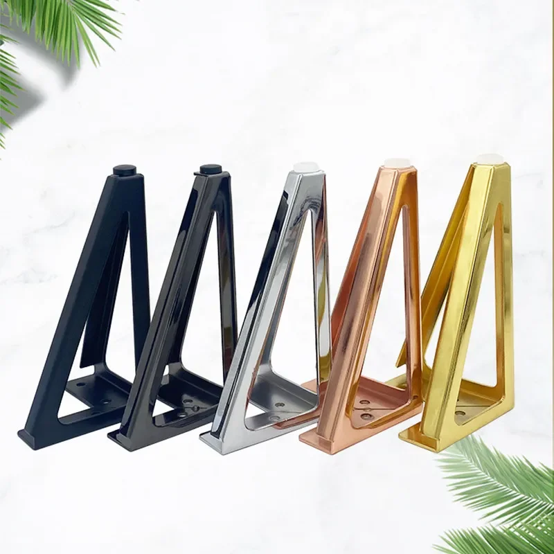 

1 шт., высота 15 см, металлические утолщенные ножки для мебели, роскошные ножки для шкафа, золотые ножки, черные ножки для ТВ-шкафа, ножки для шкафа для ванной комнаты