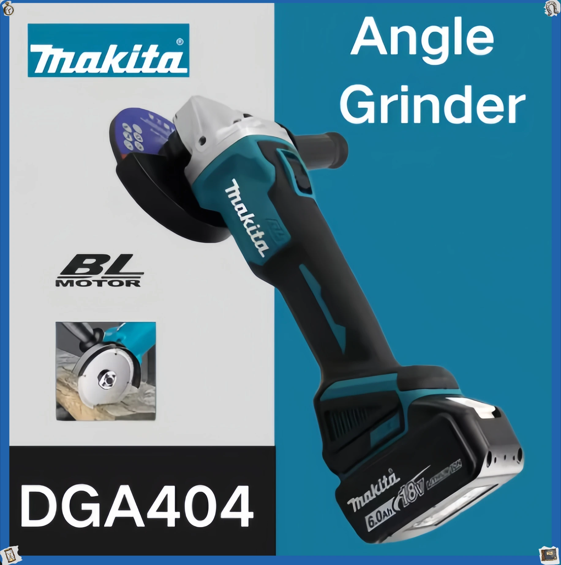 Makita 18V DGA404 B…