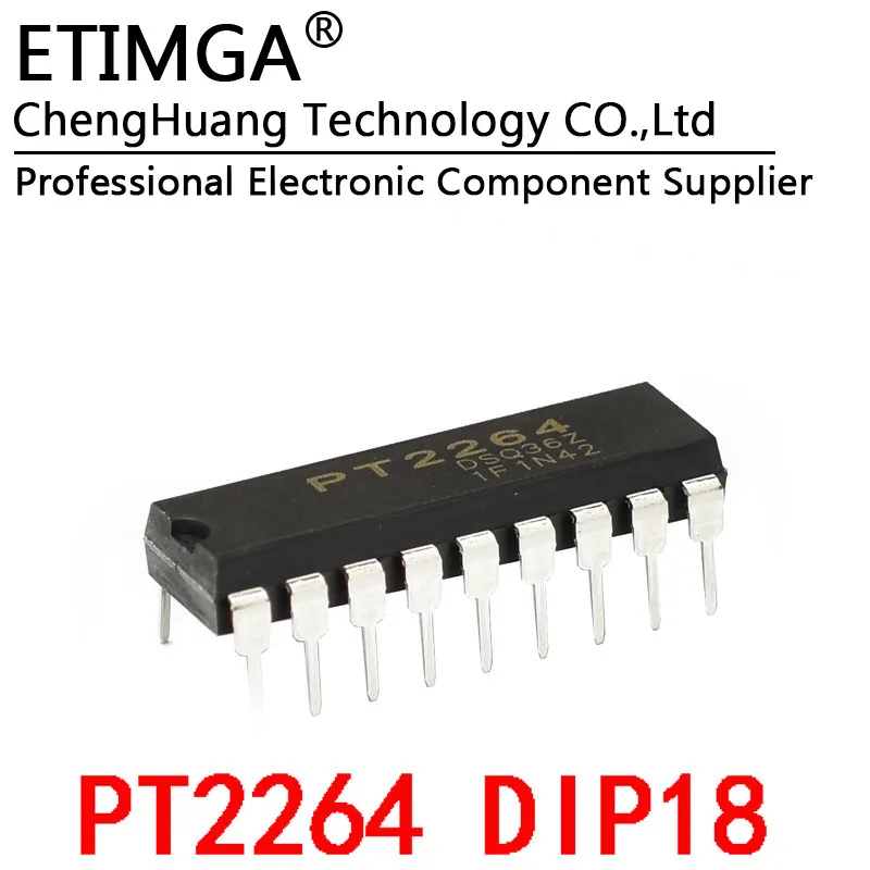 5PCS/LOT PT2264 DIP-18 CMOS Low-power universal codec