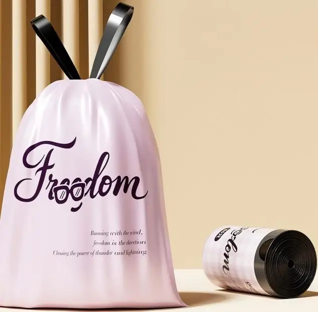 

Мешки для мусора с завязками, прочные кухонные мусорные пакеты с ручками, герметичные высокие кухонные мешки, без запаха