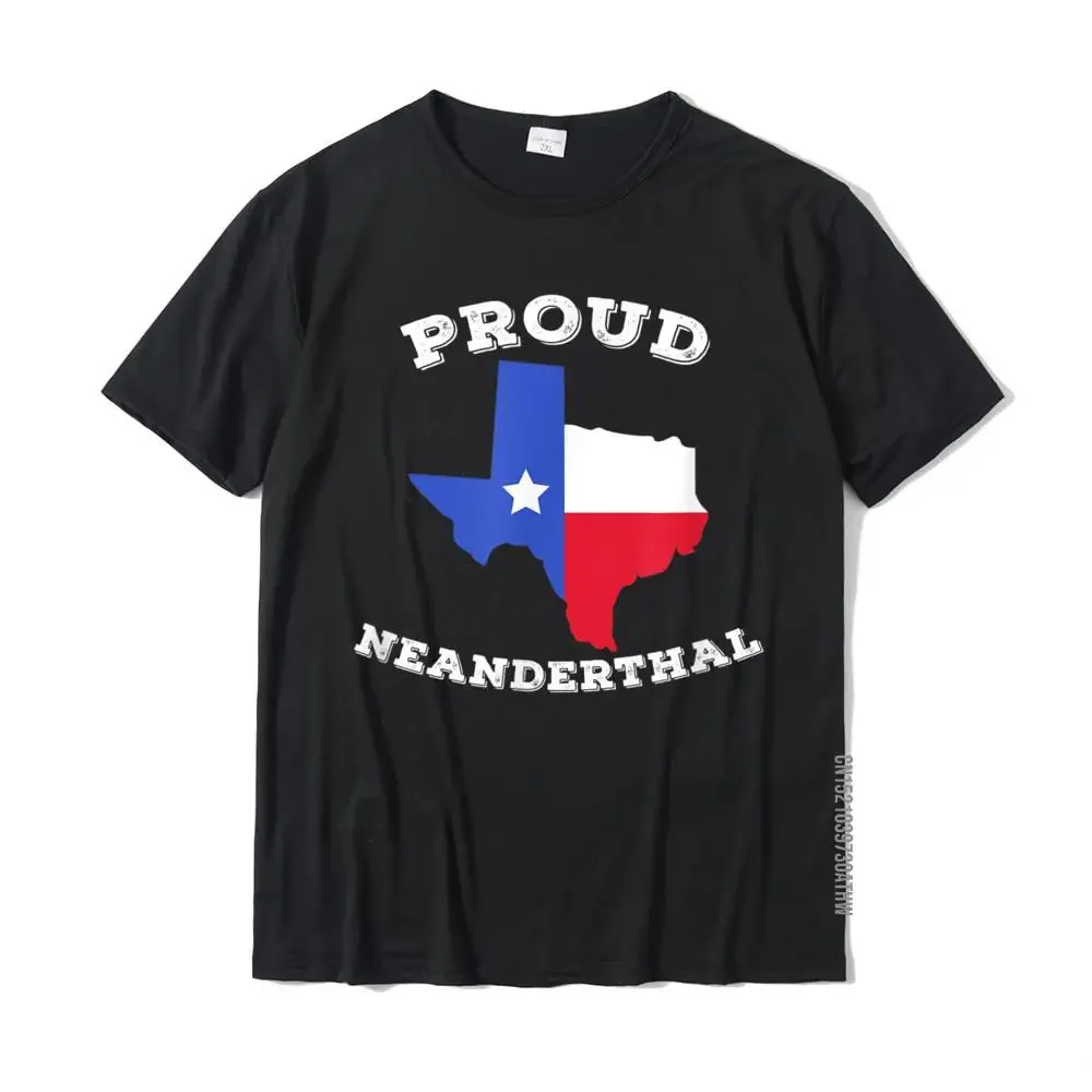 Texas Neanderthal - Funny Texan Political T-Shirt Special Men's Tshirts Cotton T Shirt Summer