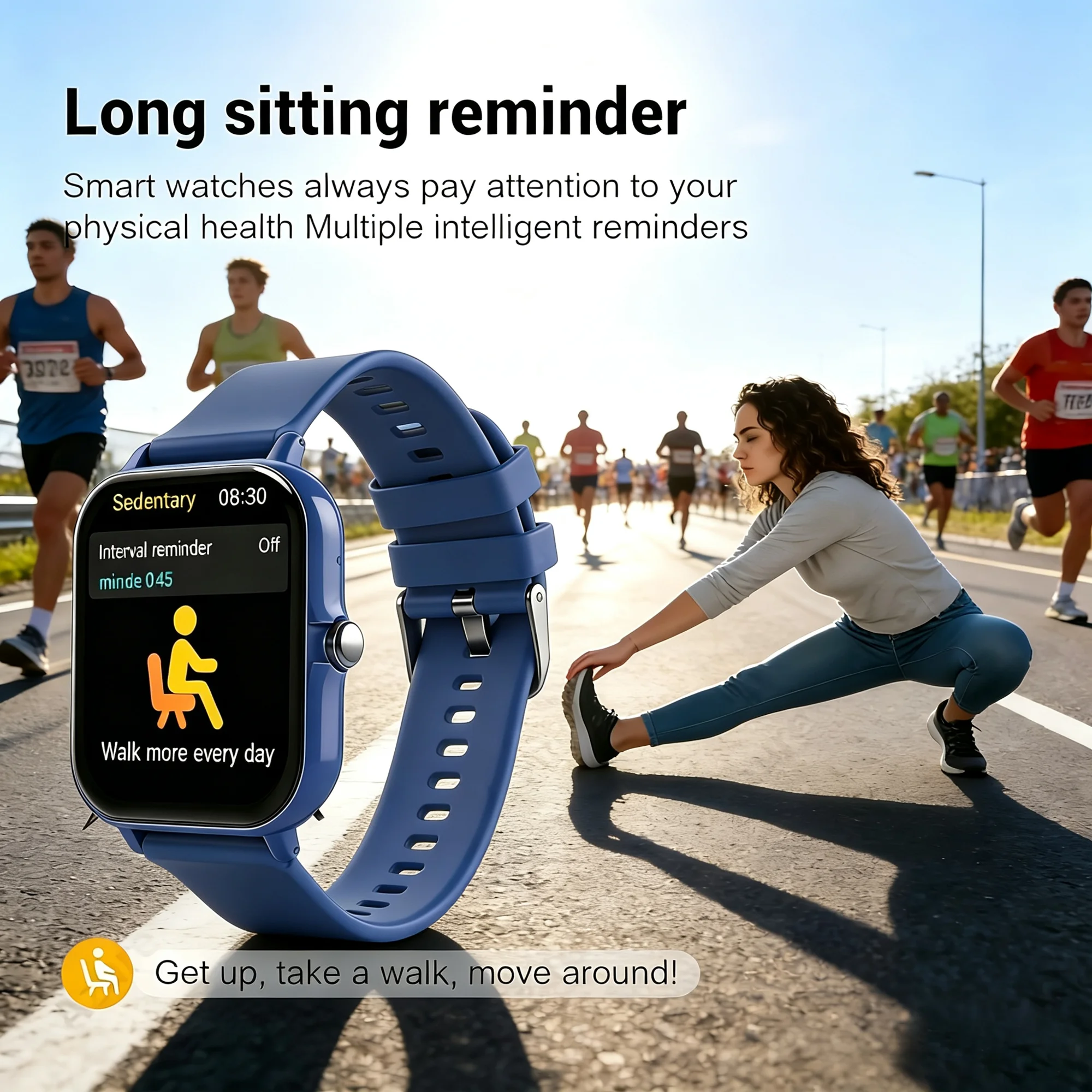 Supports Sports Tracking/timer/stopwatch Functions, Unisex, 1.83-inch Smartwatch, Features Wireless Calling