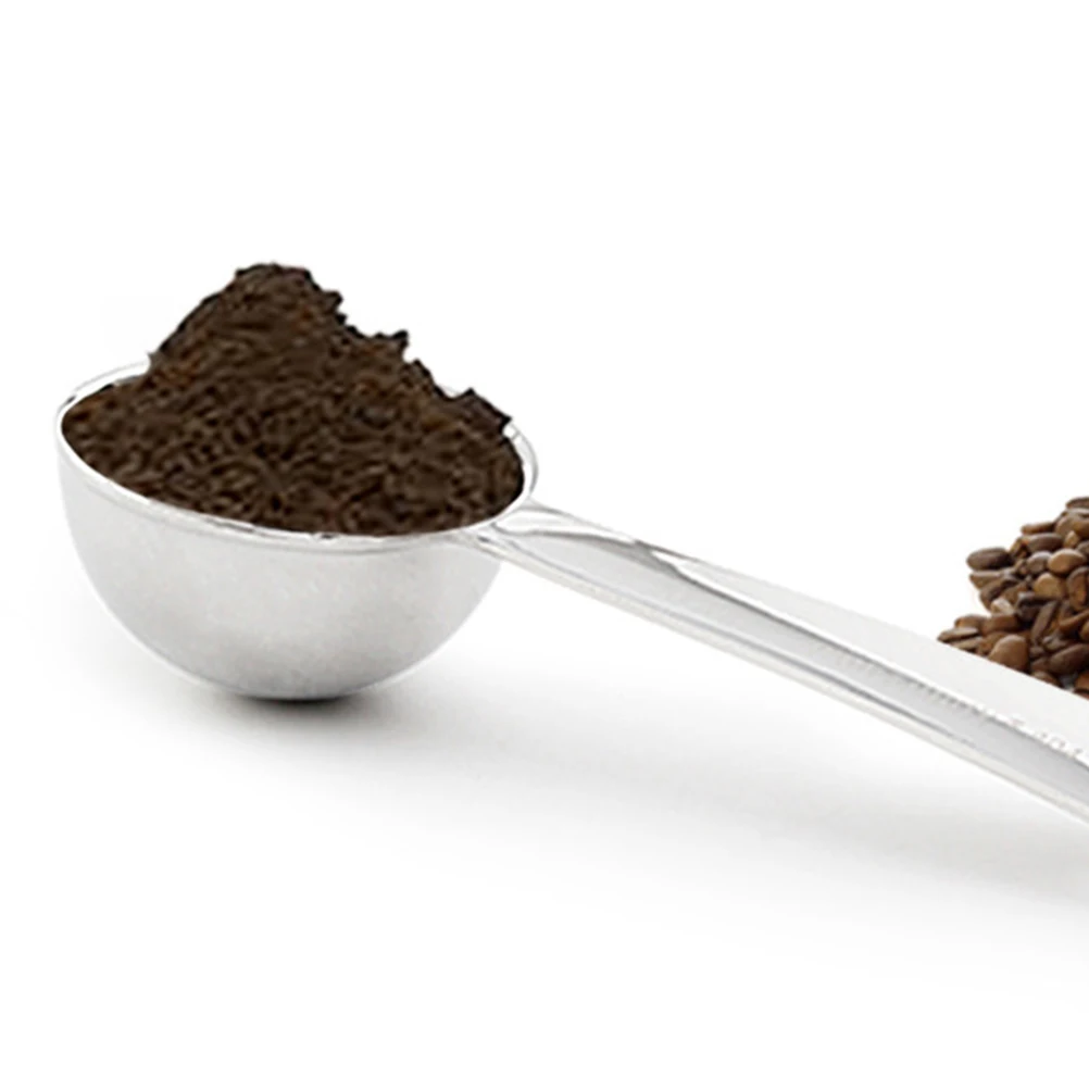 

2Pcs Stainless Steel Measuring Spoon Coffee Measure Fruit Scoop Silver Tool Melon Balls Apples Potatoes Cheese Ice Cream