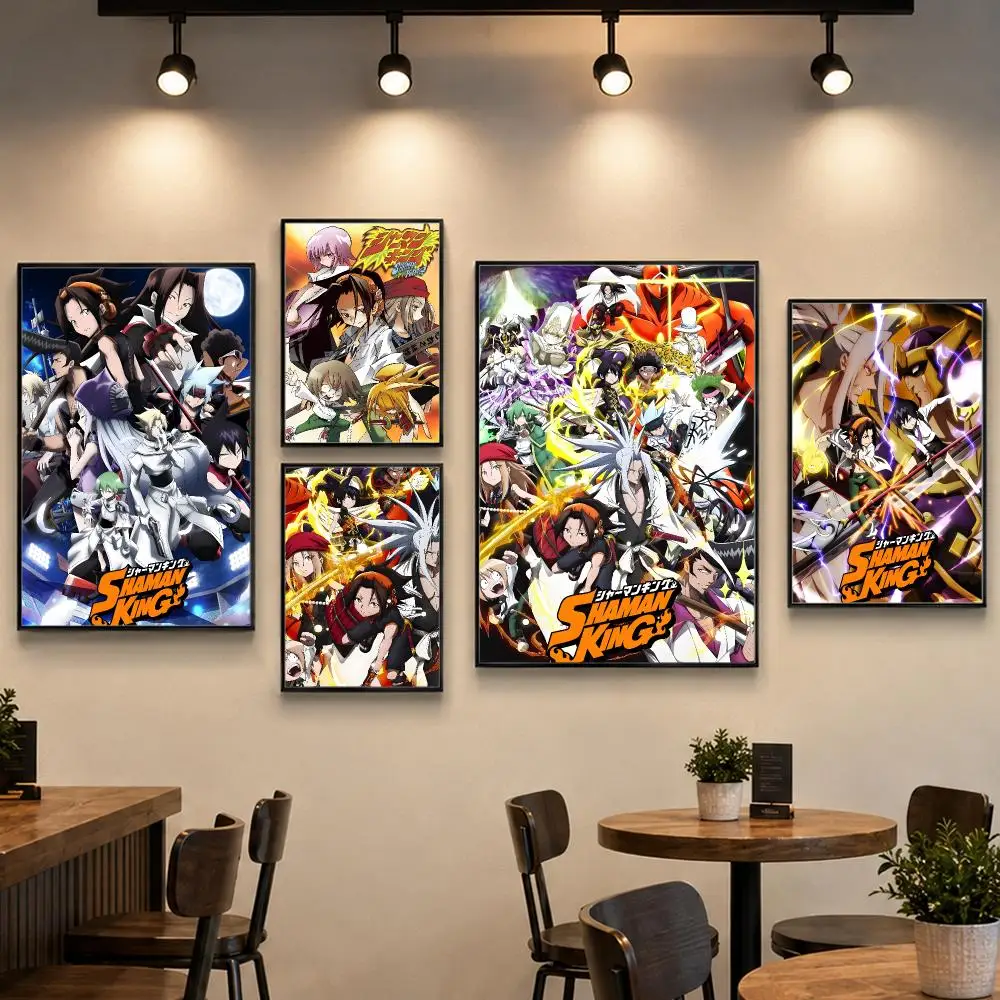 Anime S-Shaman King Poster PP Paper Decorative Wall Art for Living RoomsBedrooms Bars Cafes Stylish Home Decor Gift