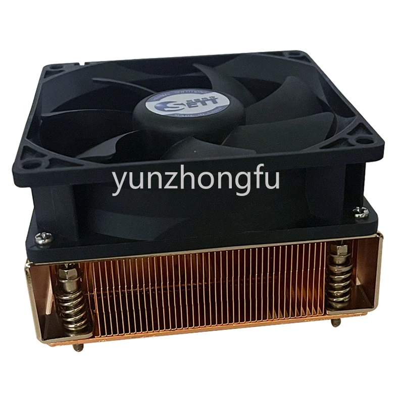 2U 1200 1150 1151 1155 ITX Fan Pure Copper Temperature Rectifier VC Board DIY Radiator