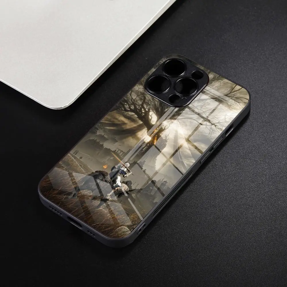 Hot Blood Game Dark Souls Phone Case For IPhone 16 15 Pro 11 Max 12 14 13 X XR XS Luxury Magsafe Wireless Charging Cover