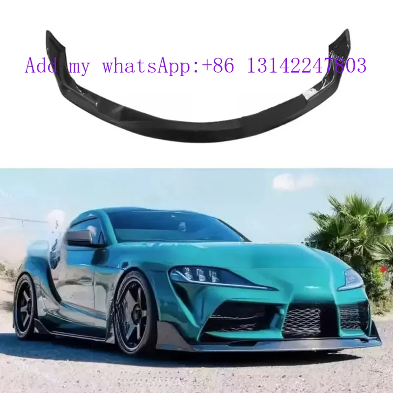 

Стильный комплект передней губы из углеродного волокна, автомобильный бампер для A90