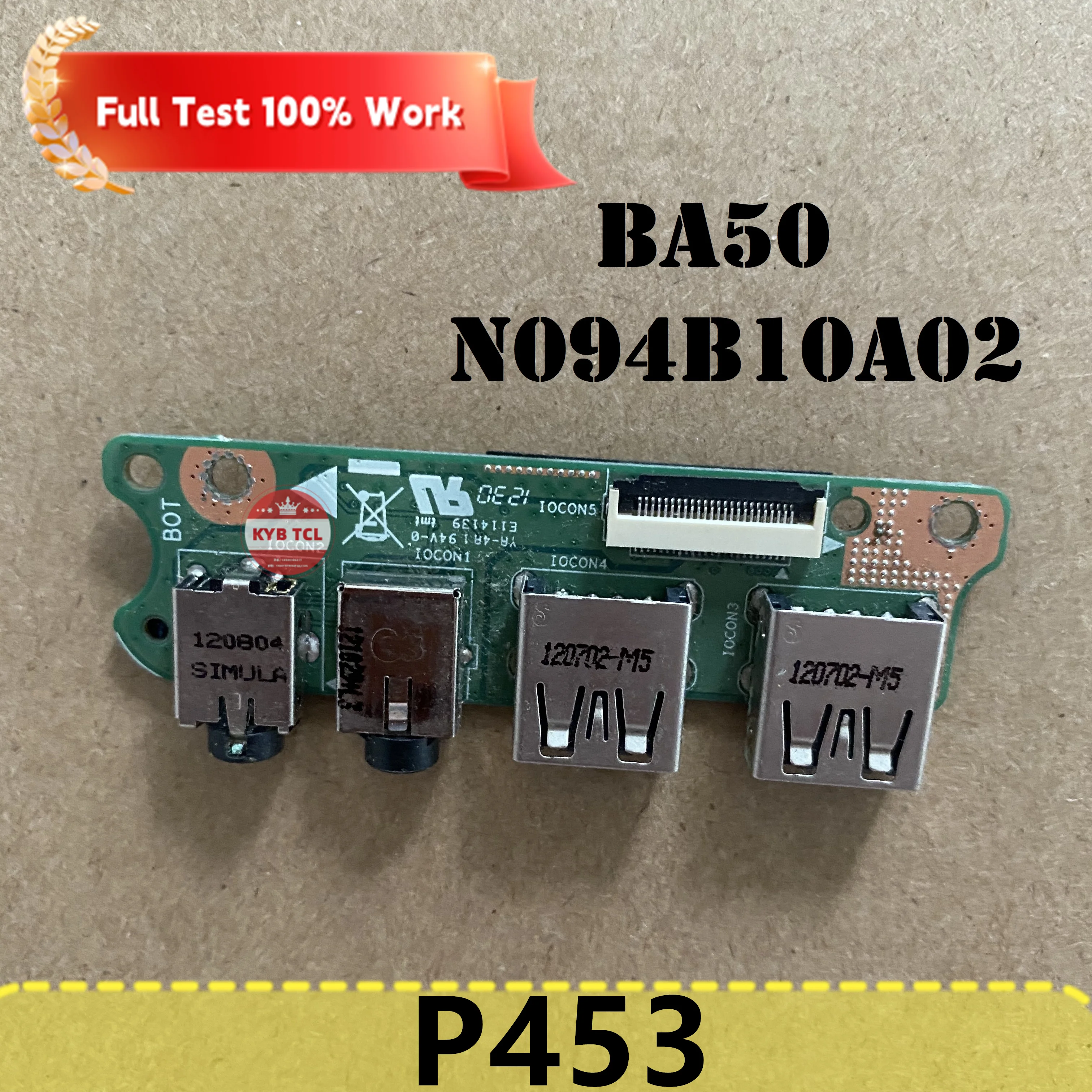 For Acer Travelmate P453 Genuine Laptop Audio USB Board Or Cable Ribbon BA50 N094B10A02