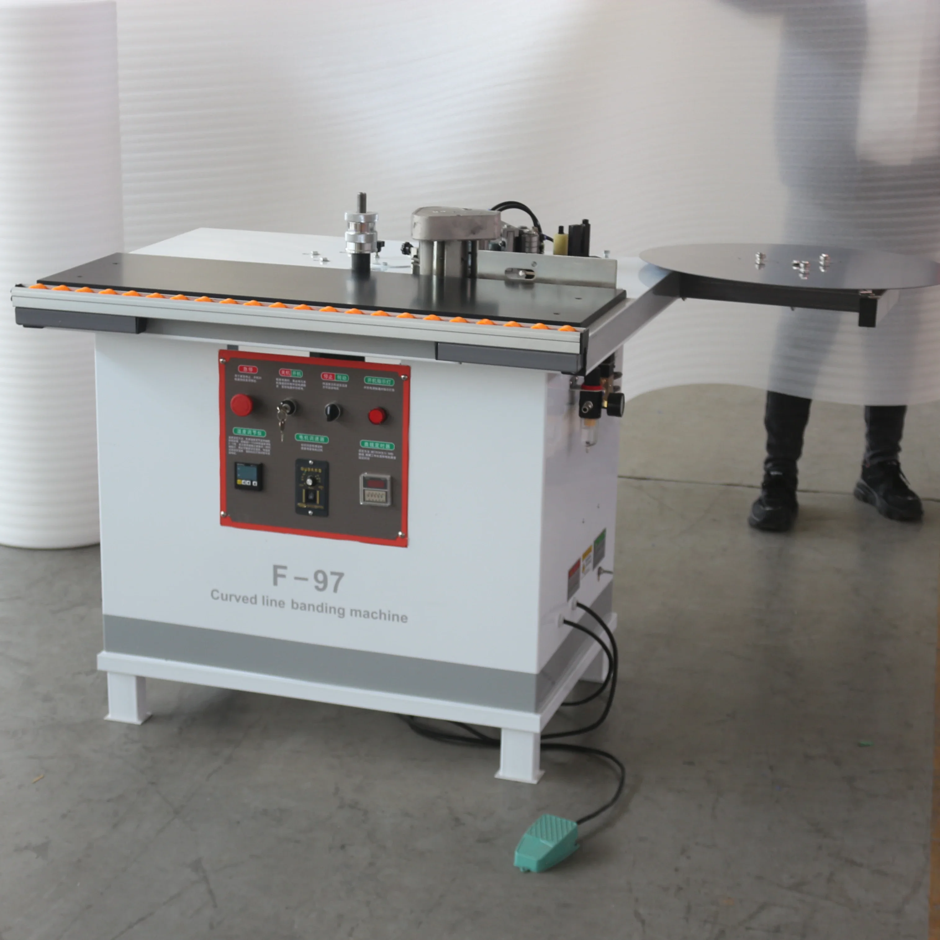 High Speed Automatic Edge Banding Machine For Curved And Straight For Two Purposes