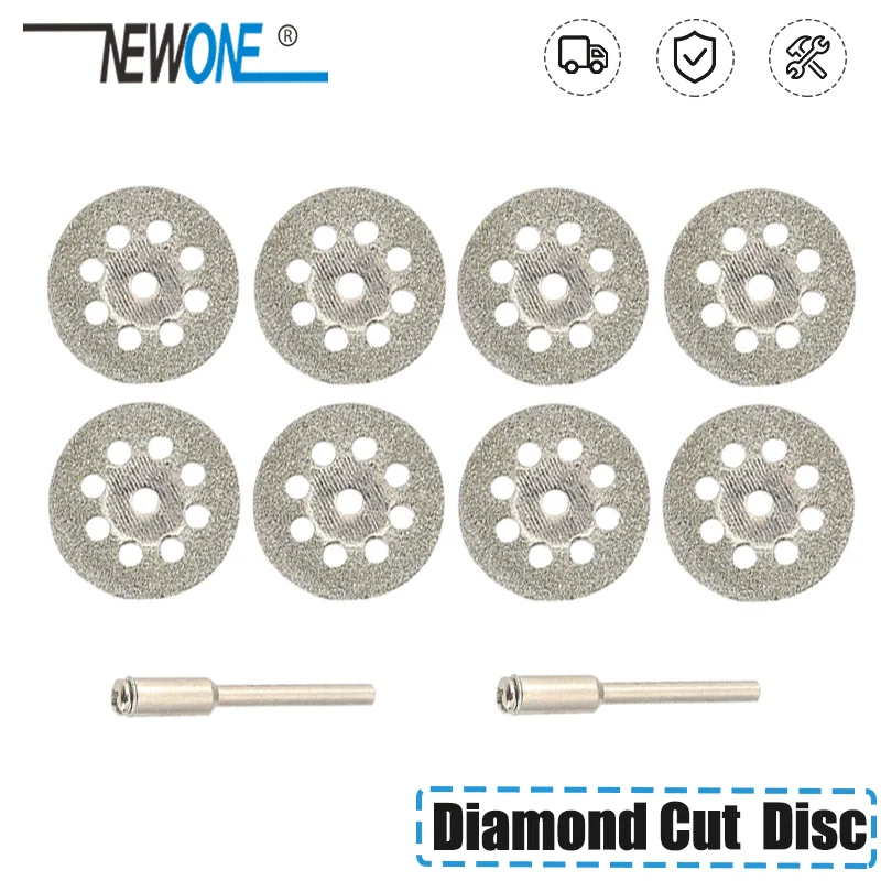 

10Pcs 22mm Rotary Tool Accessory Diamond Cut Off Wheel Disc Fits Proxxon Dremel Rotary Tools Craftsman