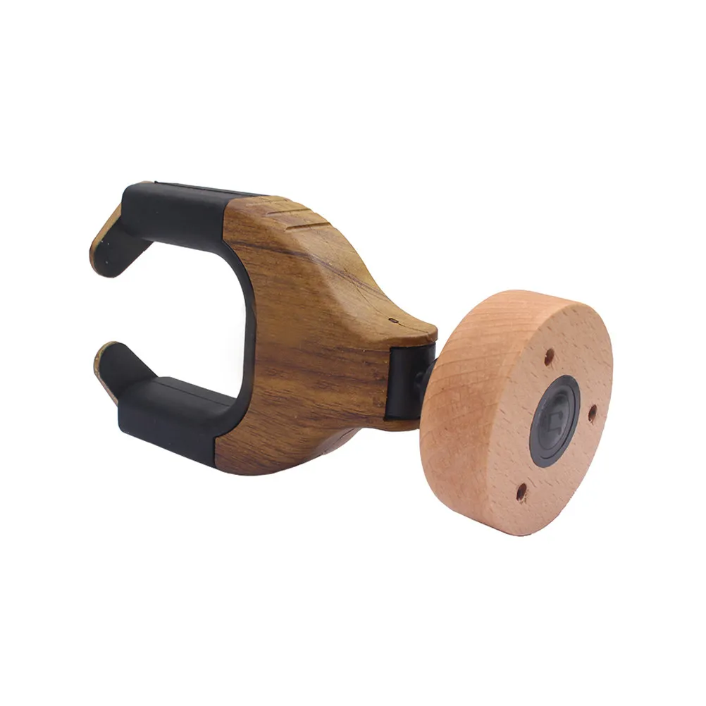 premium-guitar-wall-hanger-with-mechanism-for-acoustic-electric-bass-violin-ukulele-mandolin-space-saving-heavy-duty