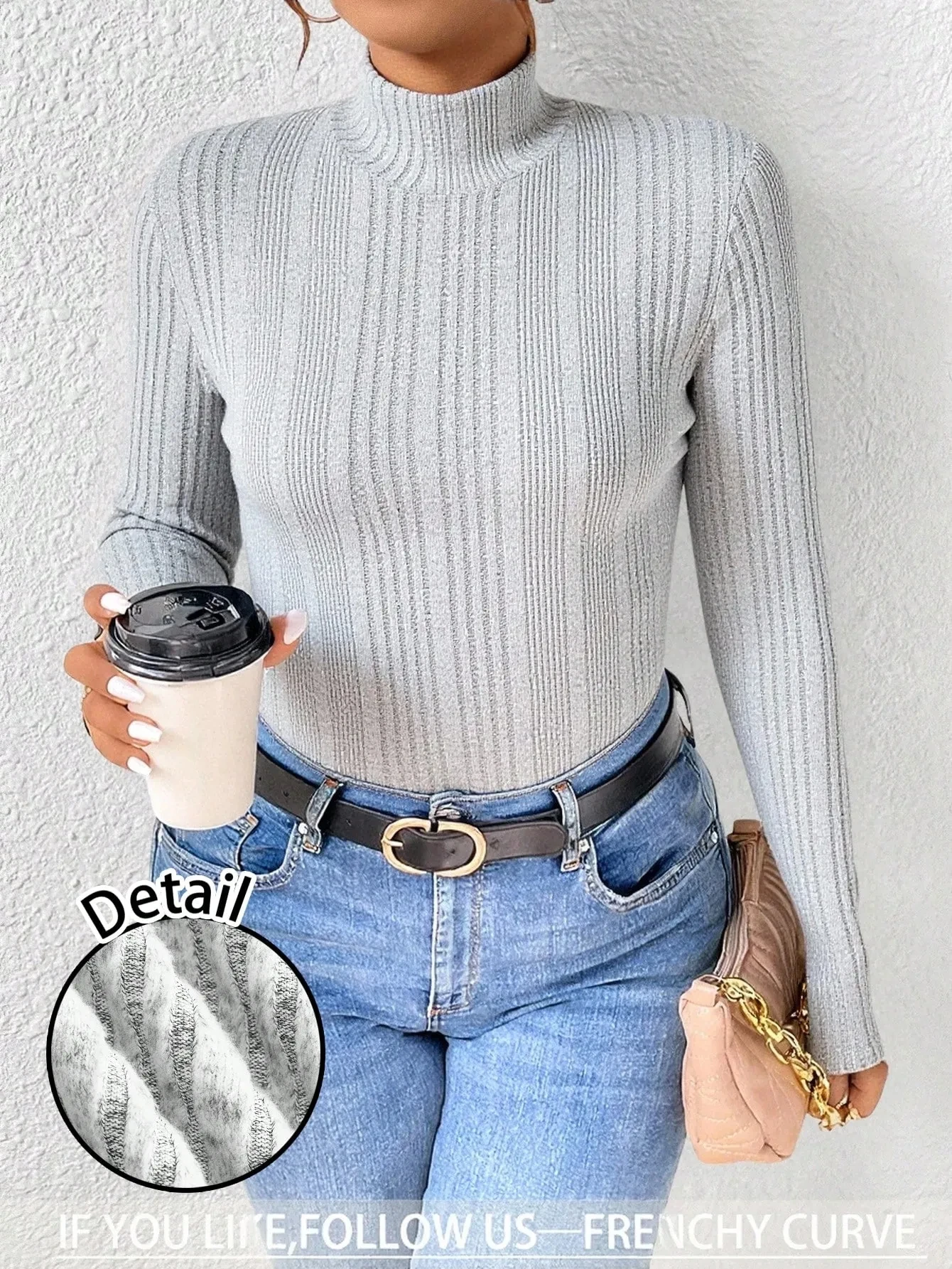 Aliexpress Women's Slim Fit Mock Neck Long Sleeve Knit Top Ribbed Layering Knittedwear for Business Casual Office Party - Aliexpress Deal