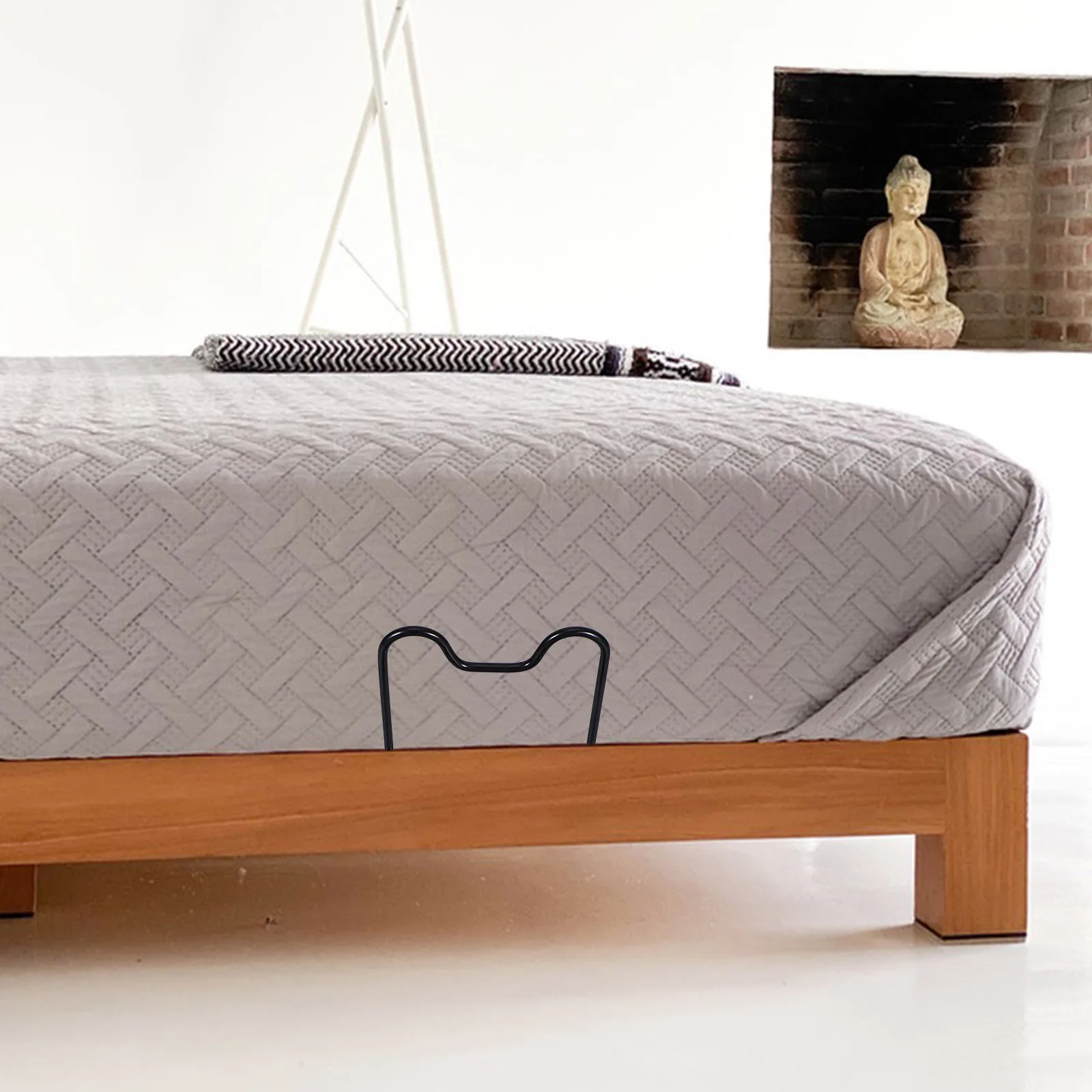 

2 Pcs Tatami Mattress Anti-slip Bracket Bed Frame Carbon Steel Anti-skid Holder