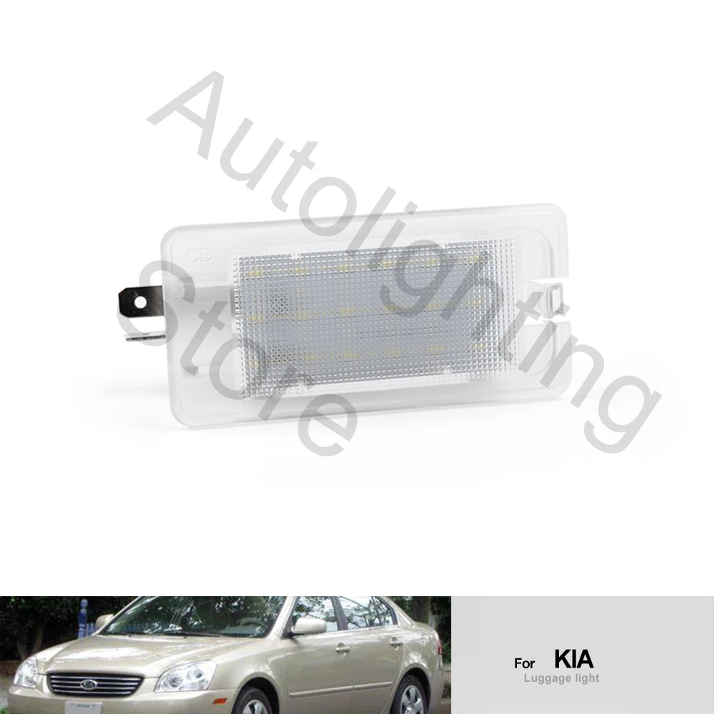 2Pcs LED Luggage Trunk Cargo Light for Kia Sportage forte optima rio For Hyundai Accent Elantra Equus Genesis Veloster Sonata