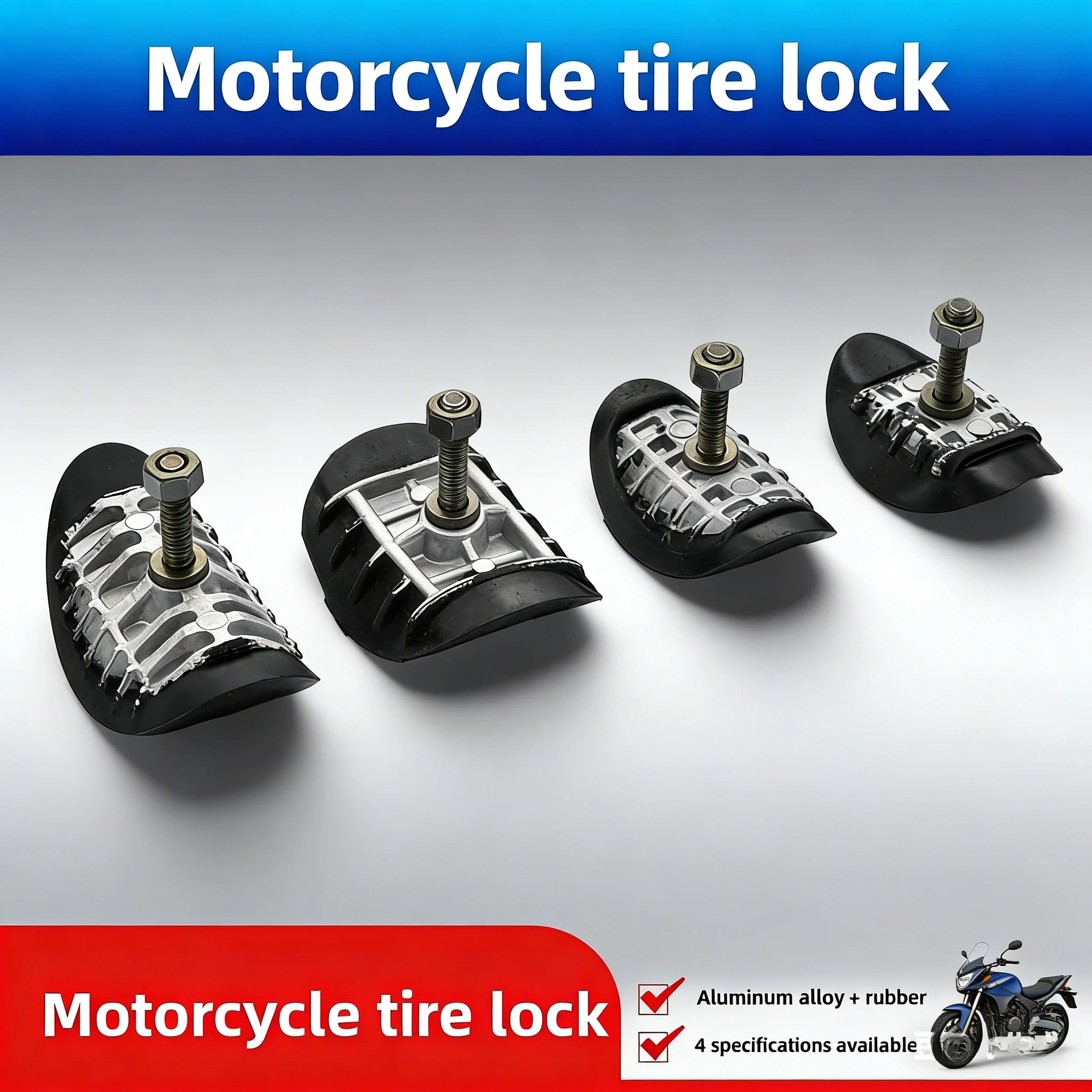 

Зажим-фиксатор для мотоциклетных шин и дисков 1.6, 1.85, 2.15, 2.5, для внедорожных мотоциклов и питбайков