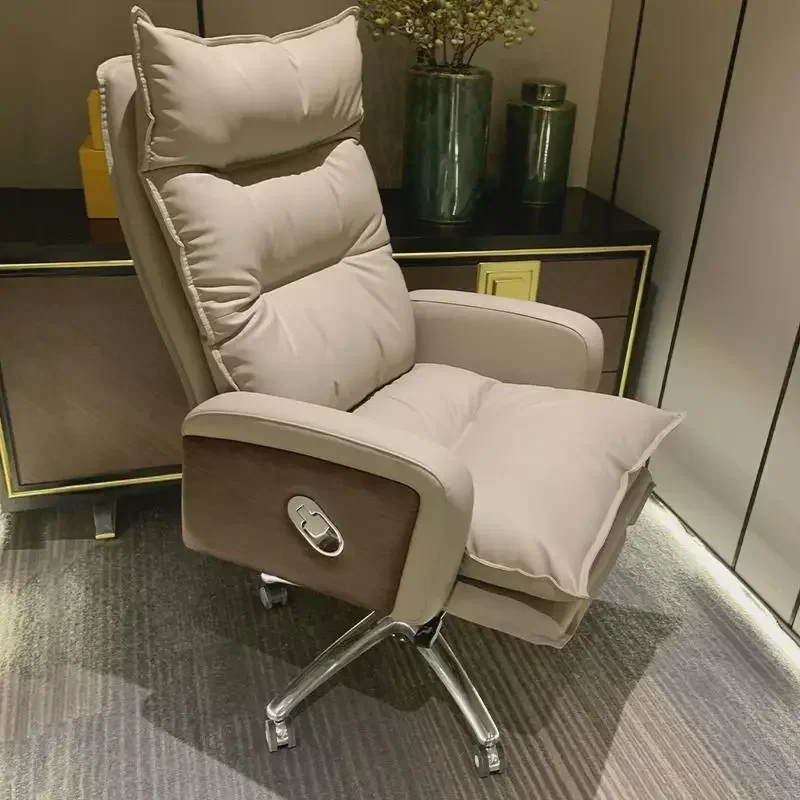 

Nordic Creativity Computer Chair Comfortable Leather Waist Pad Study Office Sedentary Home