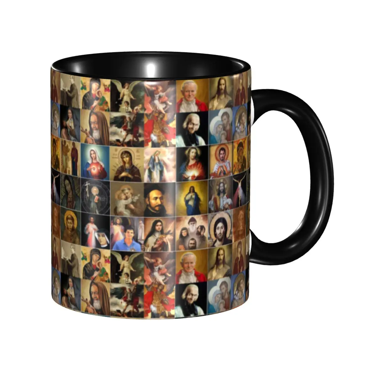 

Saints Jesus Mary I Trust In You Coffee Mug DIY Customized Ceramic Tea Milk Mug