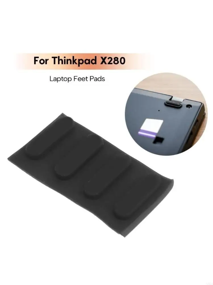 4PCS Replacement Bottom Case Rubber Feet Foot Pad for Thinkpad X280 Laptop Case Cover
