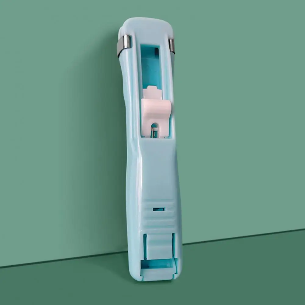 耐久性のある紙クリップディスペンサー,容量40シート,再利用可能,ドキュメント,プッシュホッチキス,学生用ツール