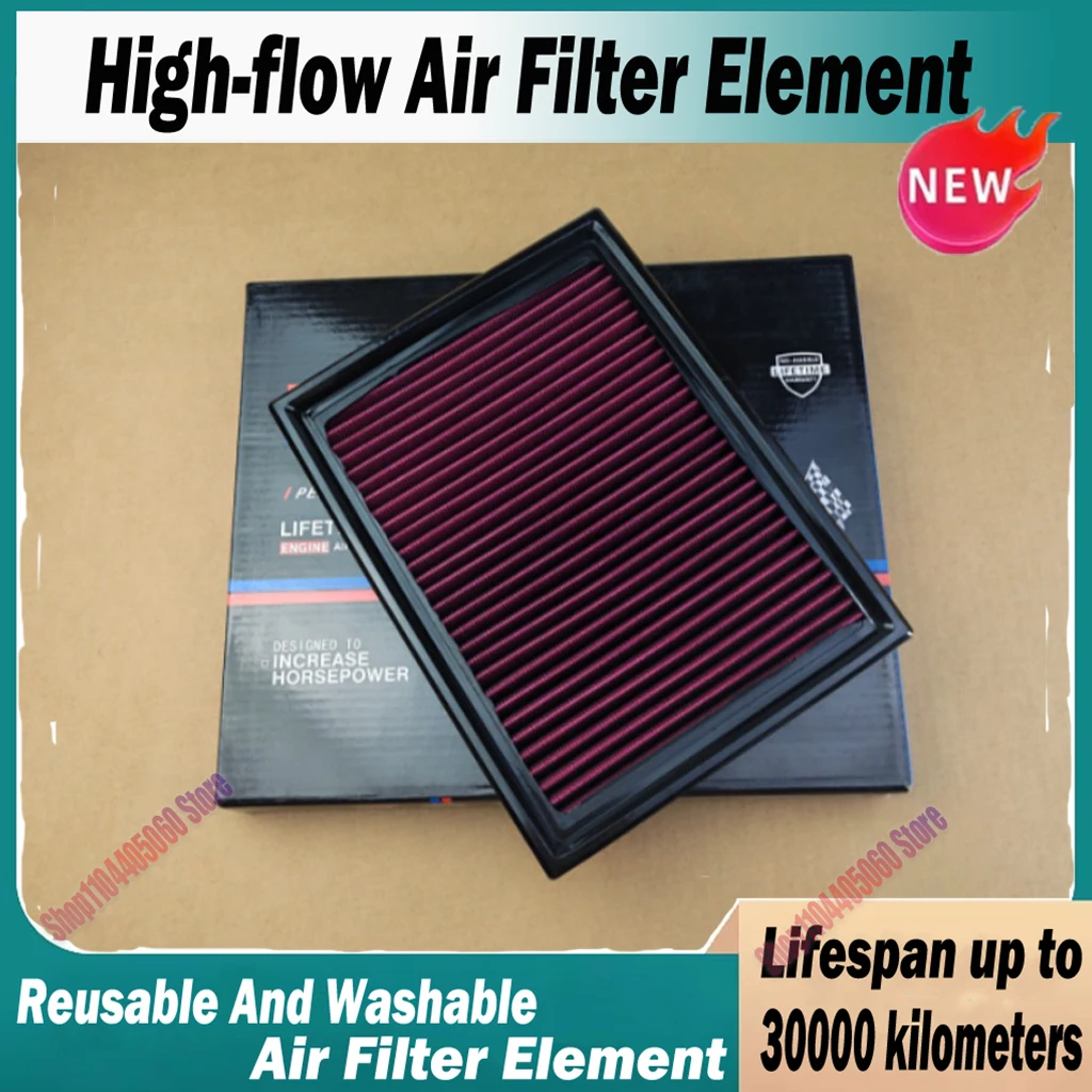 High Flow Air Filter For BMW 316i 318i 320i 323i 325i 328i 330i M3 X3 2.5L Racing Car Cold Sport Air Intake Filters 13721730946
