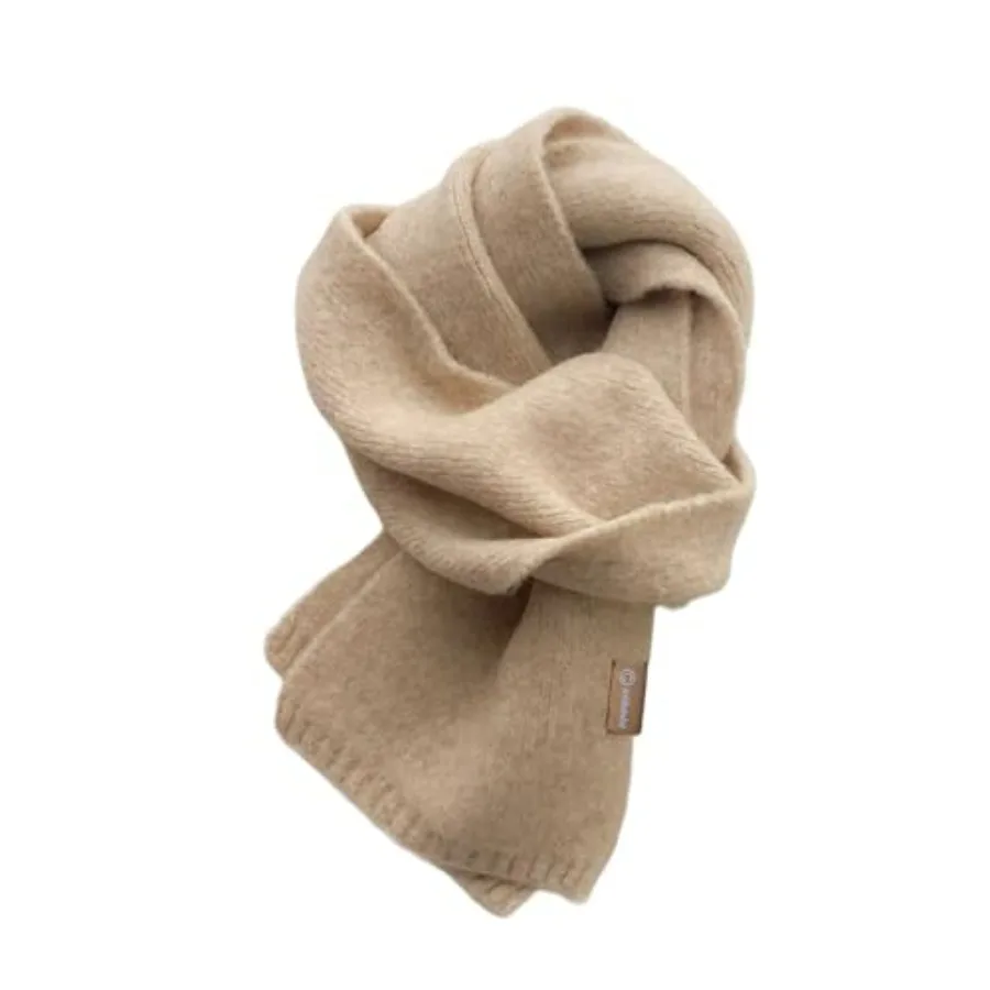 

Winter Wool Scarf for Women, Soft Cashmere Neck Wrap, Mini Scarf for Men and Women Cozy Fashion Accessory