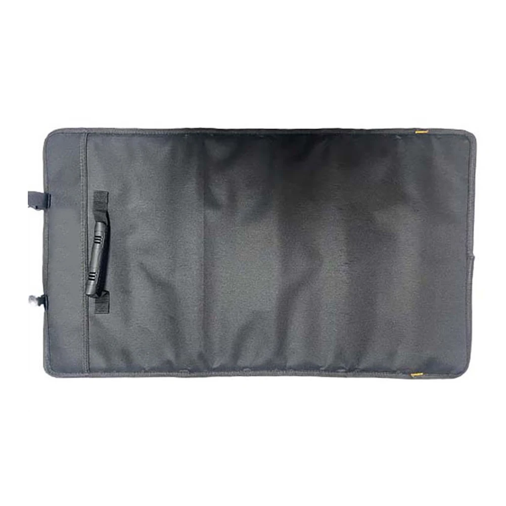 Roll Up Storage Bag for Chef Knives and Cooking Accessories Constructed from Reliable Oxford Cloth with Flat Fold Capability