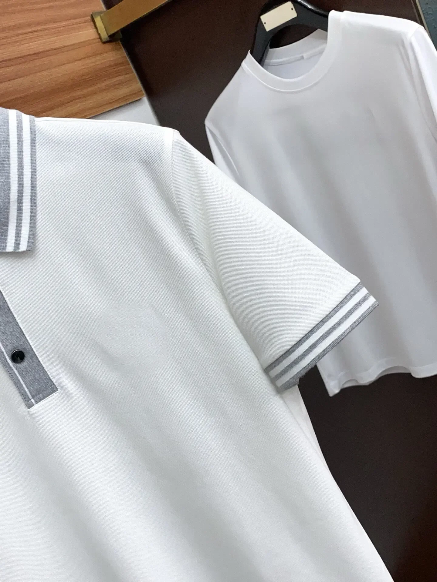 BC Italian pearl cotton embroidered short-sleeved simple casual polo shirt 26ss
