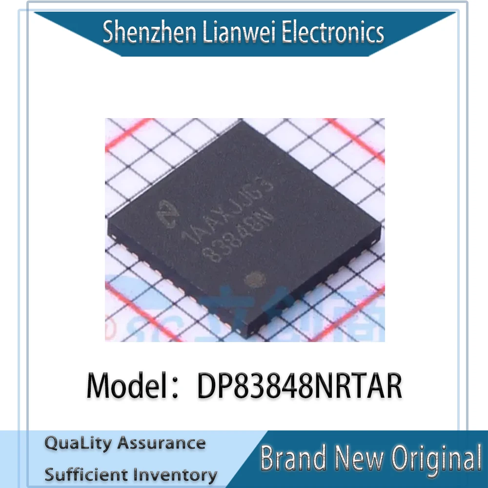 

100% New Original DP83848NRTAR 83848N IC Chipset WQFN-40