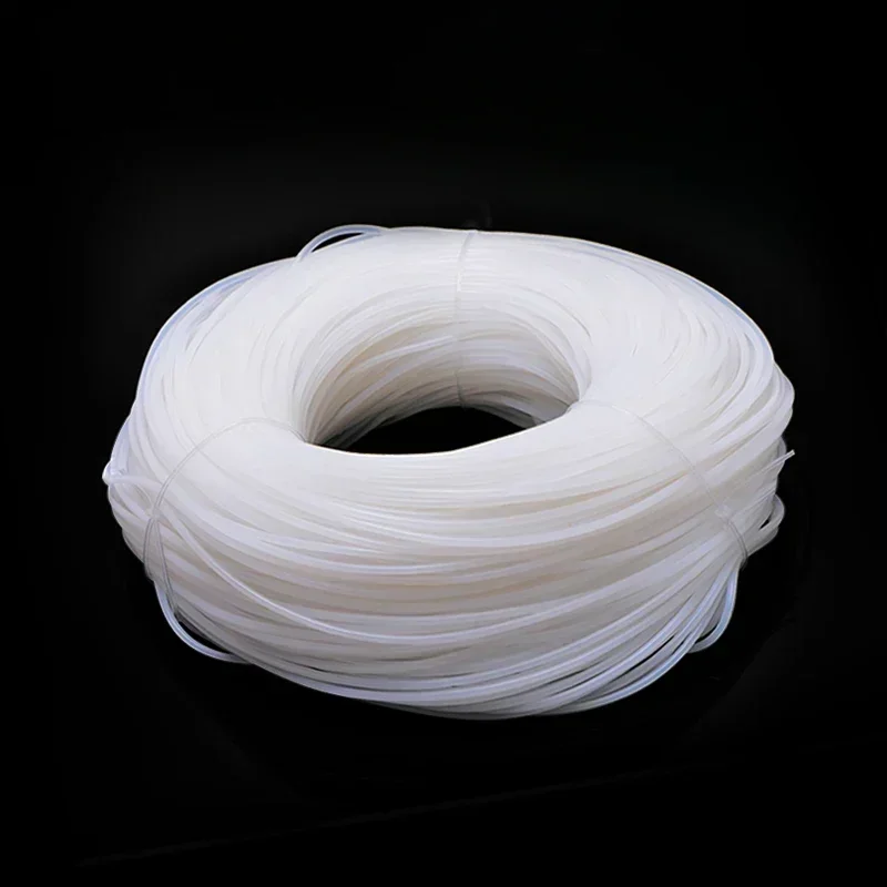 1/2/5M Solid Silicone Cord Diameter 1mm ~ 25mm White Rubber Gasket Trim Seal Strips O Ring Waterproof High Temperature Resistant