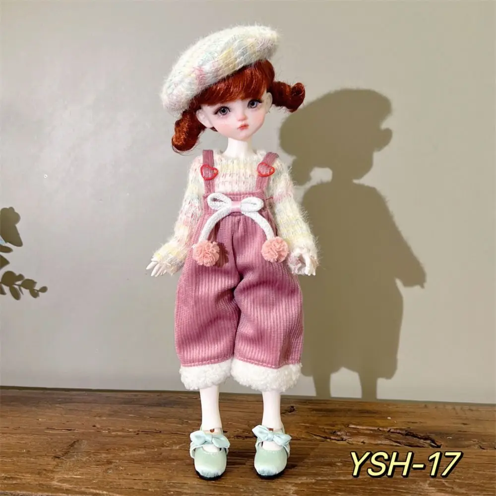 Conjunto bonito de bonecas BJD, acessórios casuais, prenda de férias, sem bonecas e sapatos, moda, 30cm, 1:6