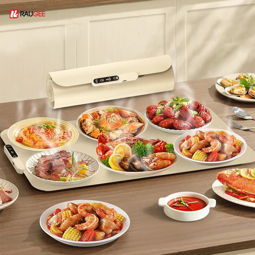 

Электрические складные подогреватели еды, силиконовая нагревательная пластина, грелка для еды, 220 В, быстрый нагрев, электрический нагреватель для напитков, согревающий поднос