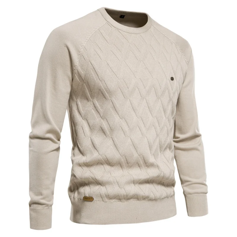 Men's Pullovers Youth Casual round Neck Sweater