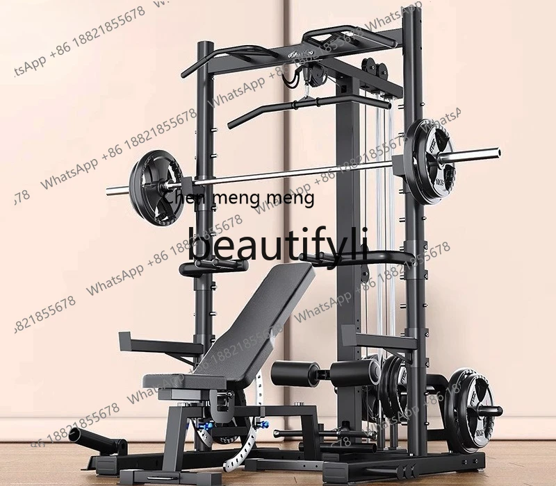 

Bench press gantry frame Multifunctional comprehensive trainer Household fitness equipment High and low pull squat frame