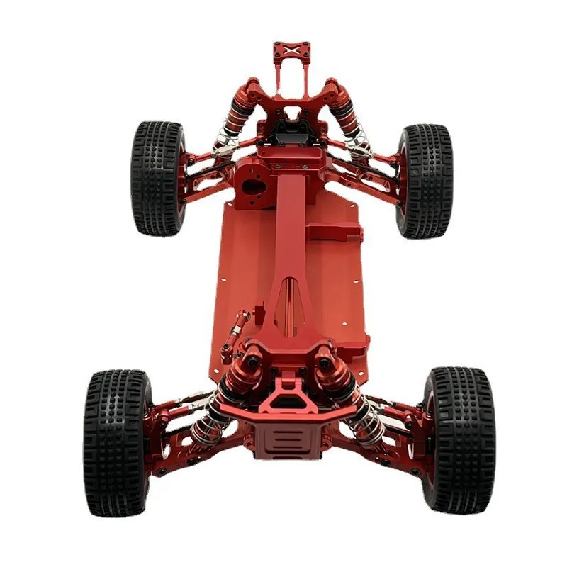 For WLtoys 1/12 124017 124019 RC Car Metal Frame Chassis Front bumper Shock absorbers Shock Tower Tail wing Wheel Servo Arm