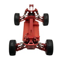 For WLtoys 1/12 124017 124019 RC Car Metal Frame Chassis Front bumper Shock absorbers Shock Tower Tail wing Wheel Servo Arm