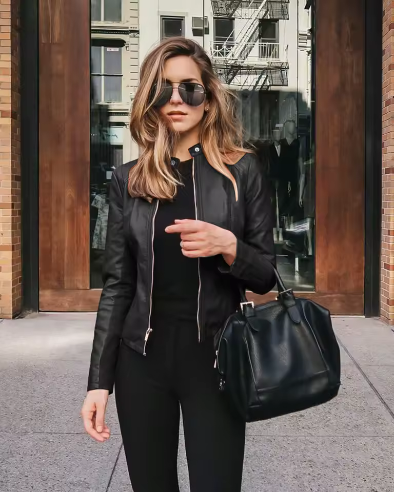 Mulheres do vintage couro do plutônio jaqueta bomber moda casual outono inverno zíper blusão streetwear feminino blazer y2k roupas novas