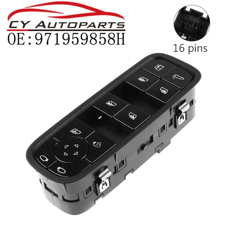 

New Front Left Power Window Switch For Porsche Cayenne 92A Turbo S Panamera 971 4 E-Hybrid 971959858H