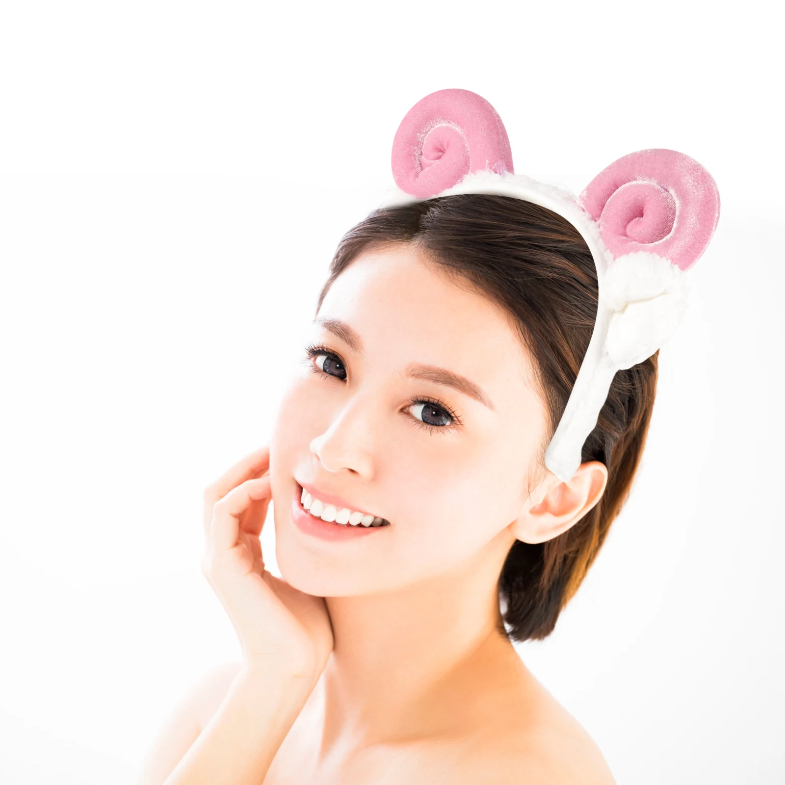 

Adorable Sheep Ears Headband Hoop Elastic Design Non Fading Durable Animal Hair Bands Perfect for Kids Party Masquerade Vintage