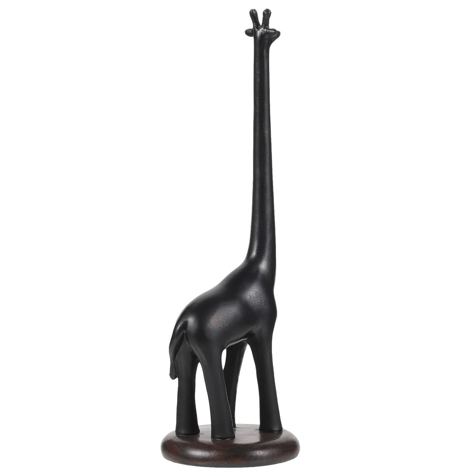 

Giraffe Paper Towel Holder Synthetic Resin Novelty Rack Stylish Decoration Modern Simple Farmhouse Stand Kitchen Roll Organizer