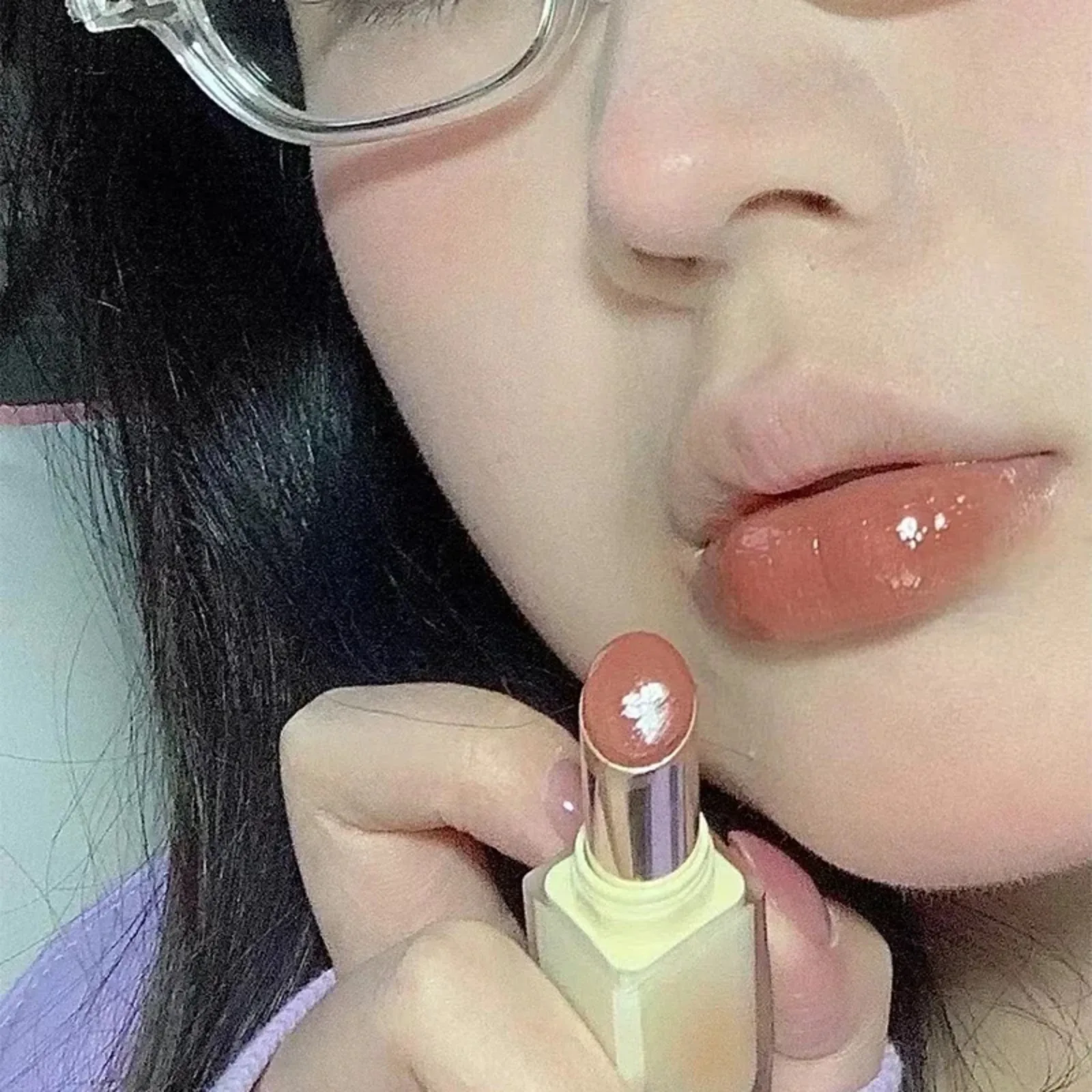 Solid Jelly Lipstick Crystal Lip Balm Water Wave Mirror Lip Gloss Długotrwały nawilżający błyszczyk do ust Pielęgnacja ust Kosmetyk do makijażu