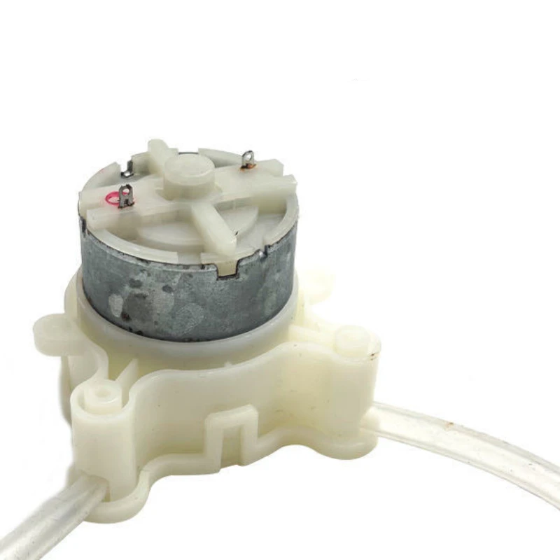 Micro Peristaltic Pump DC 5V 6V Small 500 Geared Motor Mute Dosing Pump for Squeeze Liquid Water for Lab Ink Sampling Pump