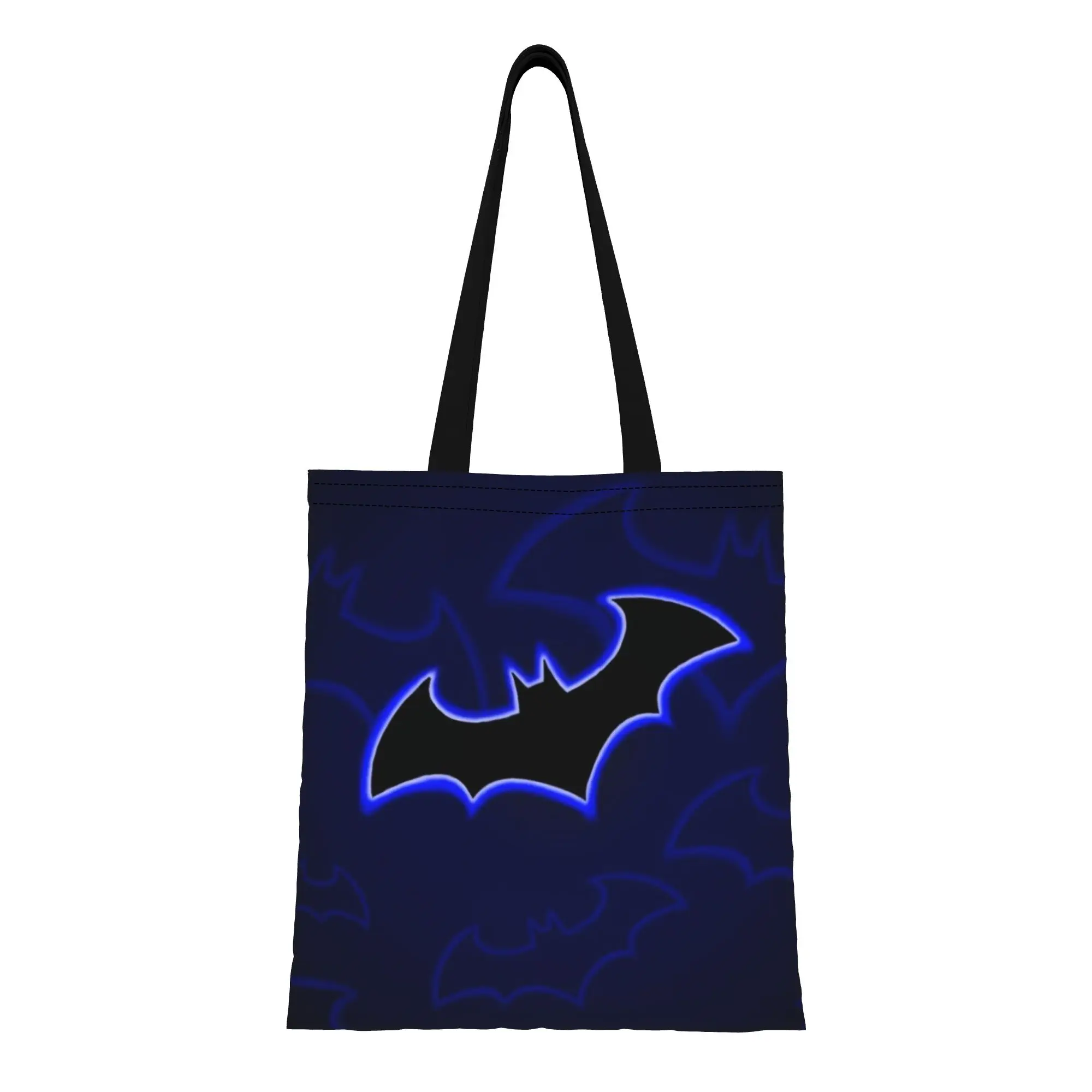 

Сумка-тоут из холщовой ткани с изображением героического аниме-Бэтмена к началу учебного года, идеально подходит для активного отдыха, женская сумка с верхней ручкой.