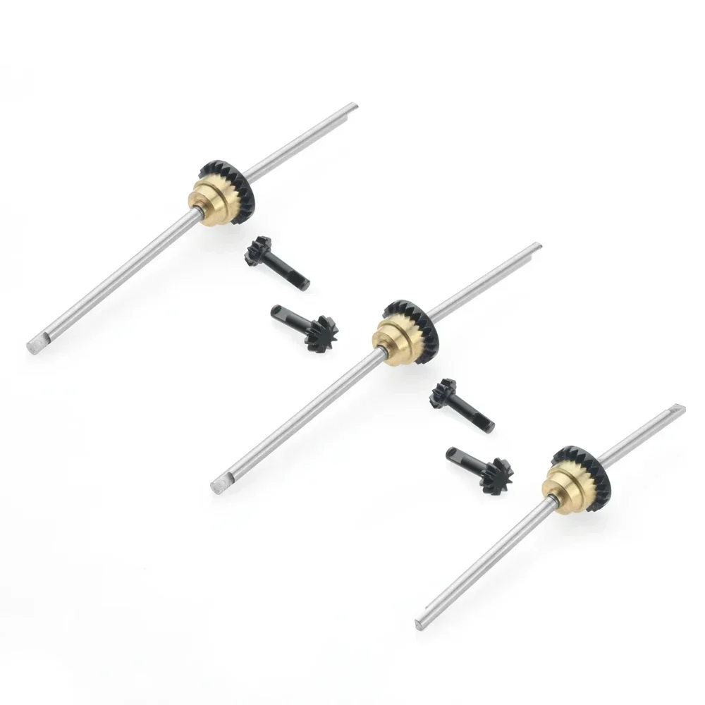 Voor WPL C14 C24 Metalen Differentieel Voor Midden Achteras Stalen Gear Aandrijfas 1/16 RC Auto Upgrade Onderdelen