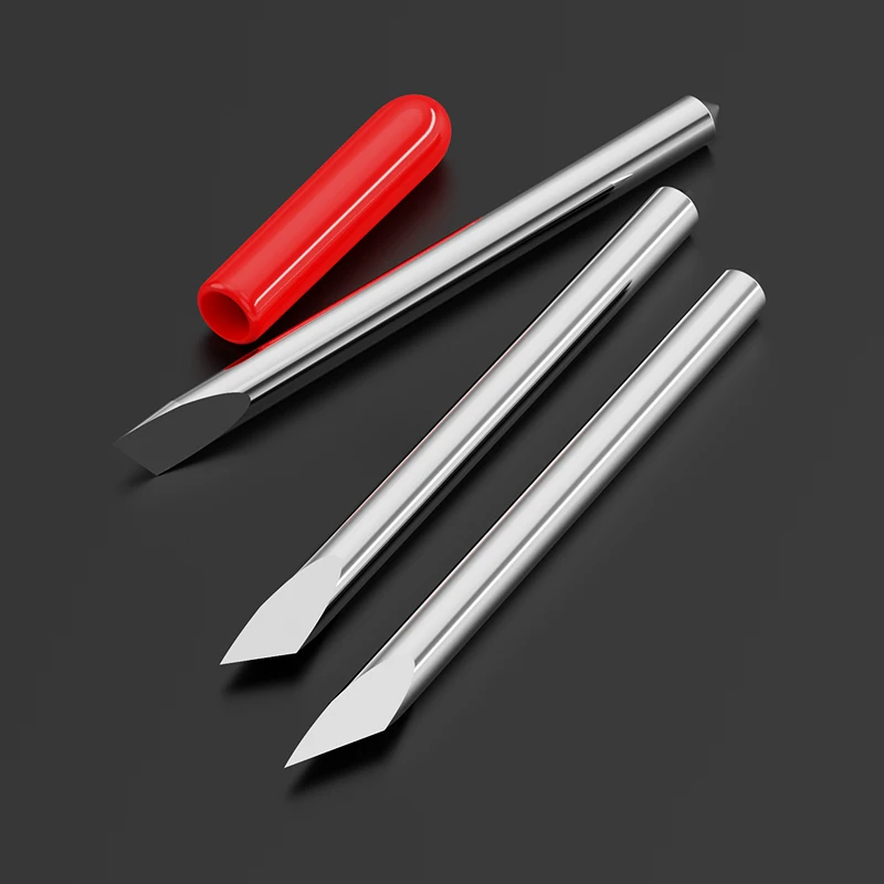 HUHAO SUMMA Blade 5pcs with Transparent Case Summa 30 Degrees Cutting Plotter Blade Carbide 30 45 60 Degrees Blade For Vinyl