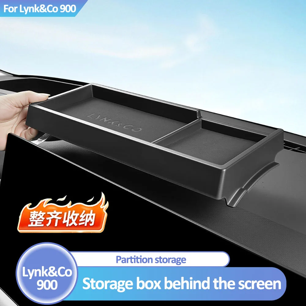 

Screen Storage Box For Lynk&Co 900 2025 Interior Modification Supplies Armrest Box Storage Box Expand Storage Space