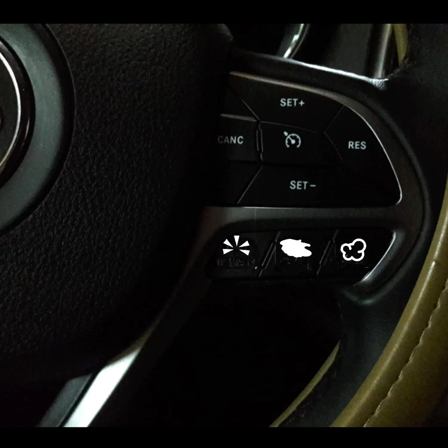 3/4 Inch Car Decal Switch Labels Sticker Novelty Stickers for Car or Truck Unused Buttons Control Dash Button Stickers 36pcs