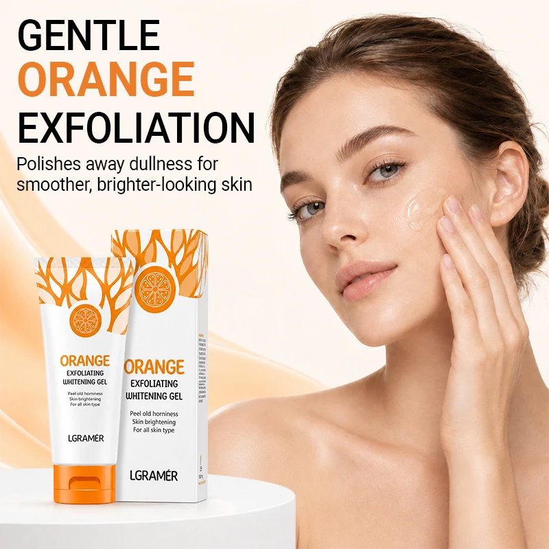 50g Orange Exfoliating Gel Dead Spot Remover Brighten Peeling Gentle Repair Scrub Whiten Moisturizer Hydrating Korean Skin Care