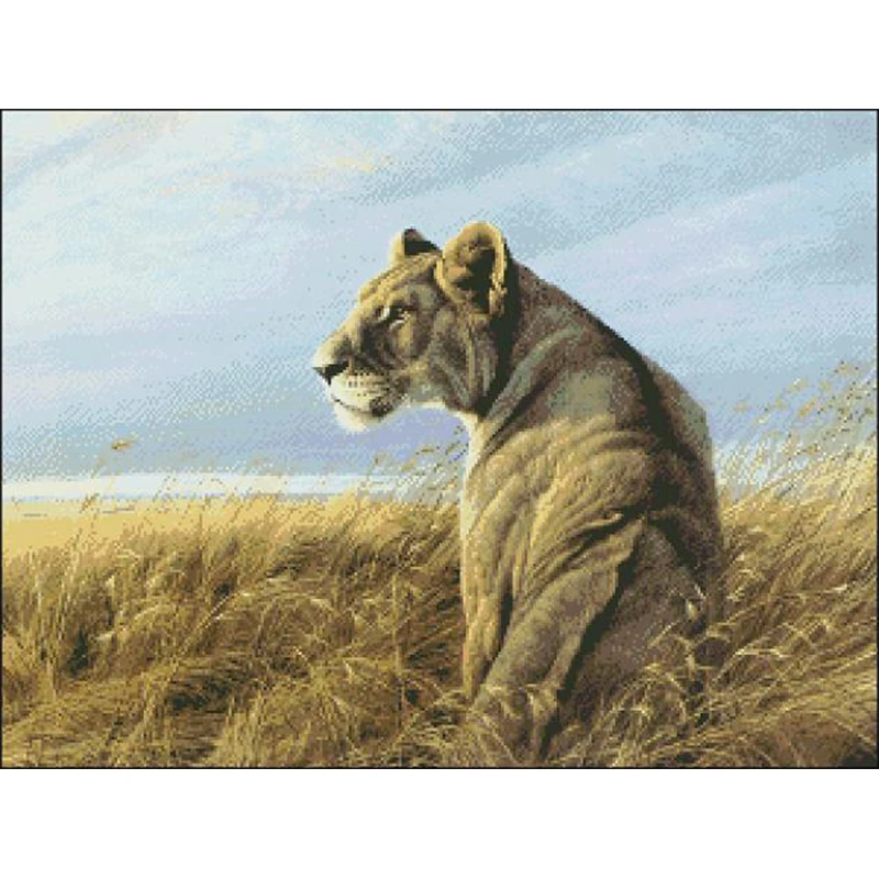 DW552 Cross Stitch Kits Stich Embroidery Cross-stitch Complete Kit Needle Arts & Craft Hobby DIY Christmas Needlework Package